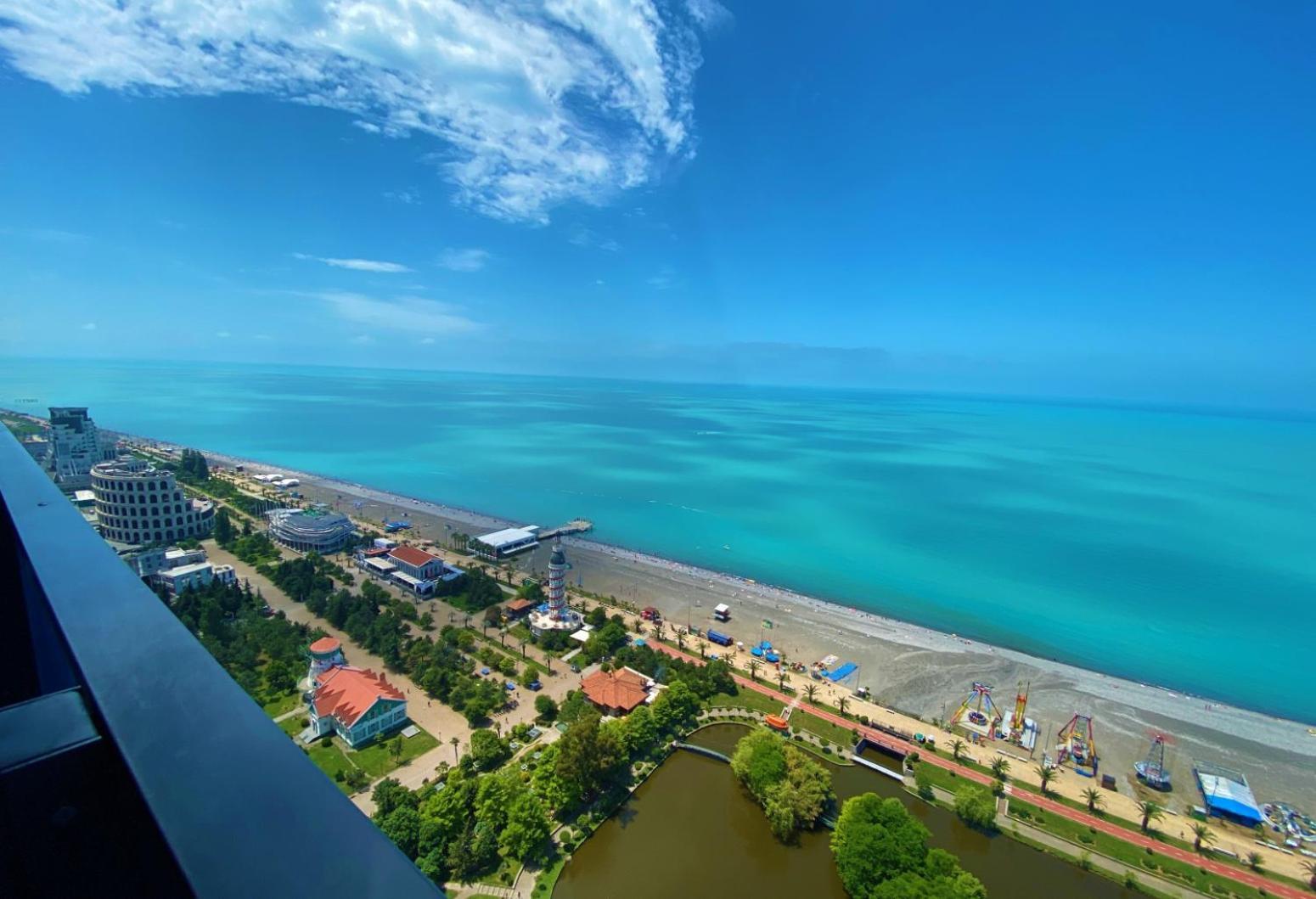 Orbi City Panoramic View Batumi Bagian luar foto